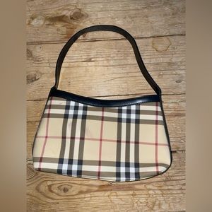 90s Vintage Authentic Burberry Shoulder Bag